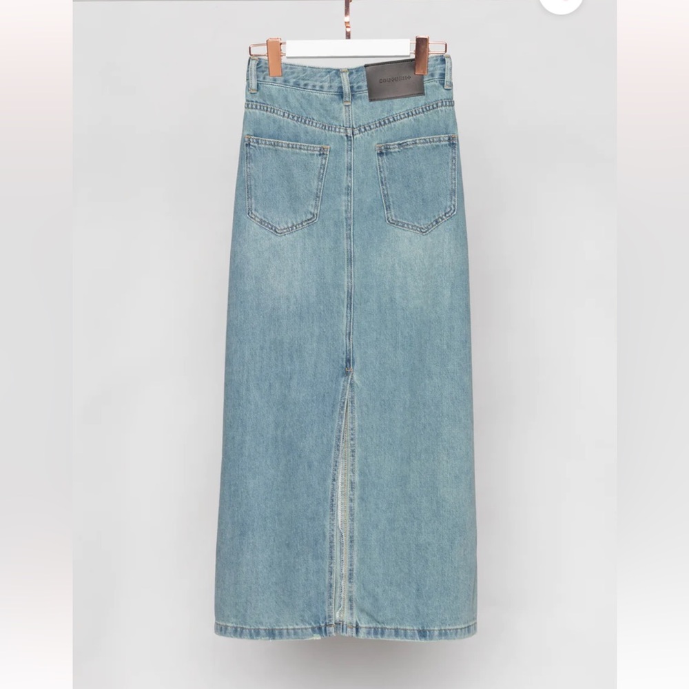Couturist denim maxi skirt (L) - Picture 2 of 10
